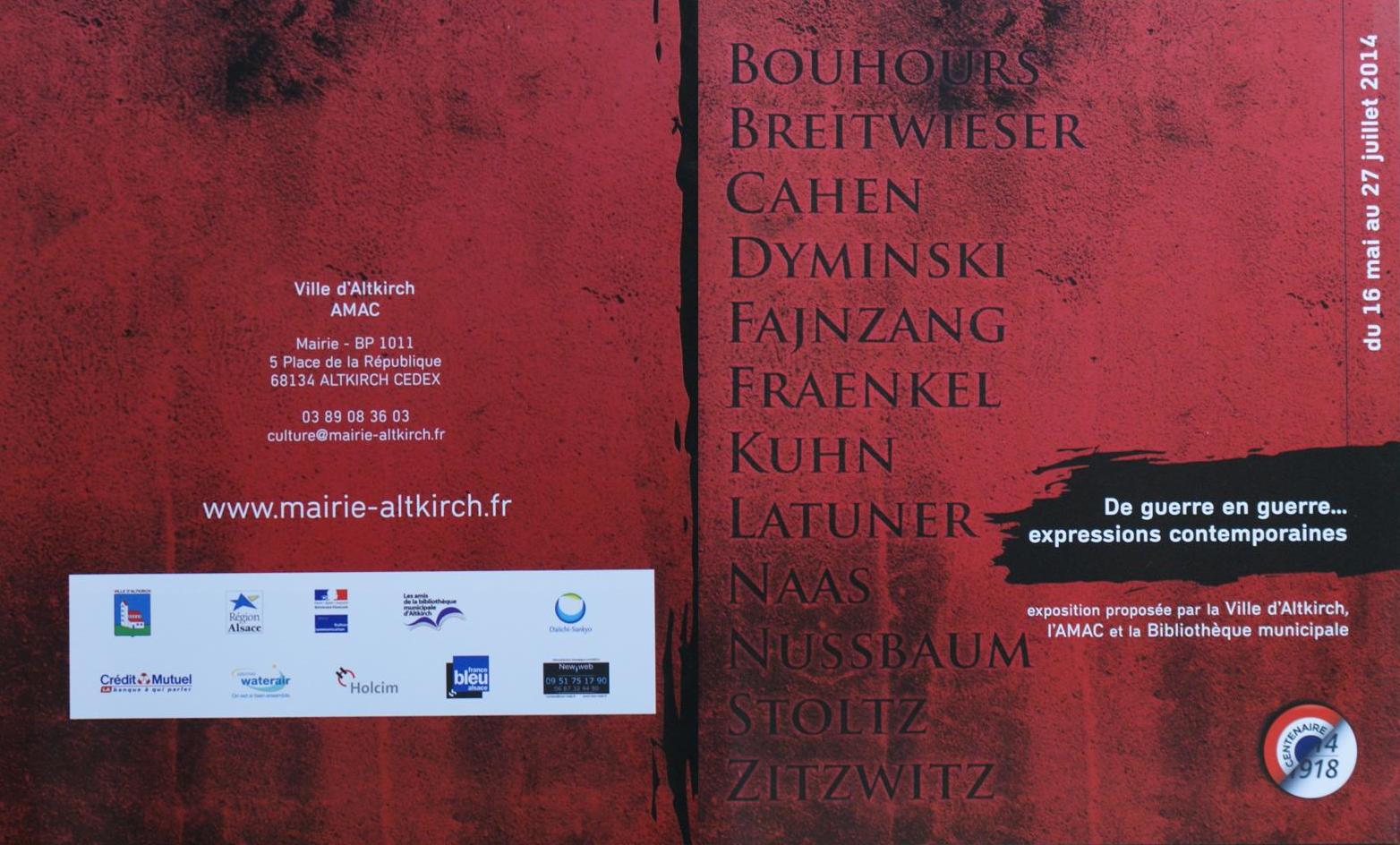 Couverture catalogue Altkirch